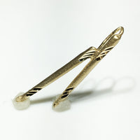 Drum Sticks Pendant 14K Drummer - Popular Jewelry