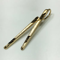 Drum Sticks Pendant 14K - Popular Jewelry