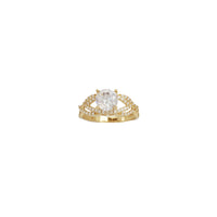 Zirconia Engagement Ring (14K)