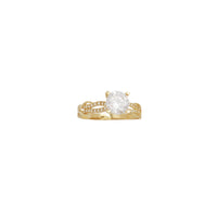 Zirconia Engagement Ring (14K)