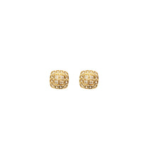 Diamond Square Earring (14K)