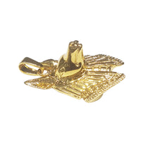 Egyptian Gold Anubis Solid Pendant