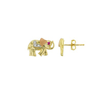 Elephant Stud Earrings (14K)