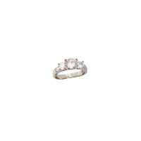 Zirconia Engagement Ring (Silver)