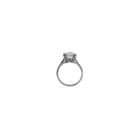 Zirconia Engagement Ring (Silver)