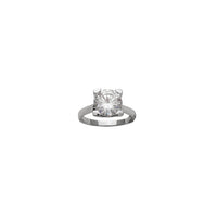 Zirconia Engagement Ring (Silver)