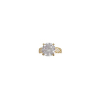 Zirconia Engagement Ring (14K)