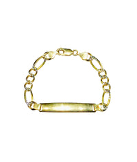 ID Figaro Bracelet (14K).
