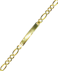 ID Figaro Bracelet (14K).