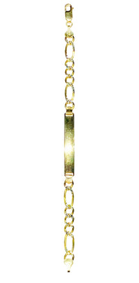 ID Figaro Bracelet (14K).