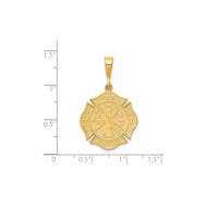 Fire Rescue Pendant (14K)