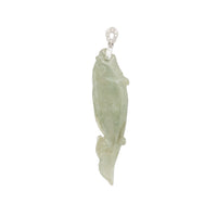 Jade Fish Pendant (14K)