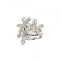Jasmine Flower Ring (Silver)