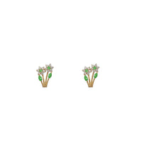 Flower Stud Earring (14K)