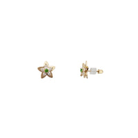 Flower Stud Earrings (14K)