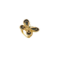 Cubic Zirconia Butterfly Ring (14K)