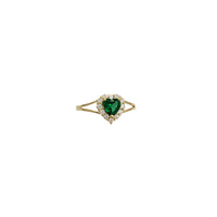 Zirconia Heart Ring (14K)
