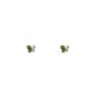 Mini Butterfly Stud Earrings (14K)