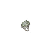 August Birthstone Cz Lady Ring (Silver)