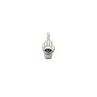 Evil Eye Hamsa Pendant (14K)
