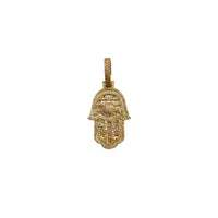 Diamond Hamsa Pendant (14K)