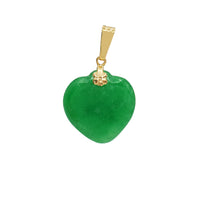 Heart Jade Pendant (14K)