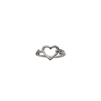 Heart And Arrow Ring (Silver)