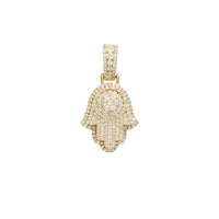 Diamond Hamsa Pendant (14K)