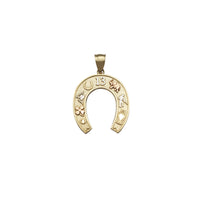 Horseshoe Seven Potential Pendant (14K)