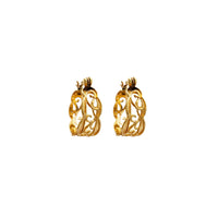 Enraveled Wisp Hoop Earrings (14K)