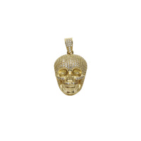 Iced-Out Skull Pendant (14K)