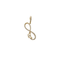 Infinity & Butterfly Pendant (14K)