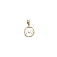 Infinity Circle Cz Pendant (14K)