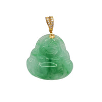 Diamond Jade Pendant (14K)