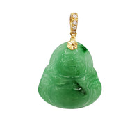 Diamond Jade Pendant (14K)