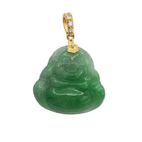 Diamond Jade Pendant (14K)