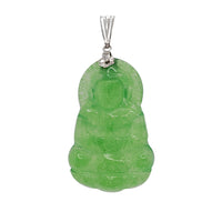 Jade Buddha Pendant (14K)