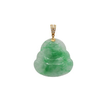 Diamond Jade Pendant (14K)
