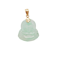 Jade Buddha Pendant (14K)