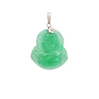Jade Buddha Pendant (14K)