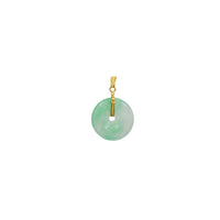 Jade Pi Disc Pendant (14K)