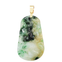 Jade Rat Talisman Pendant (14K)