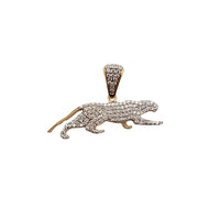 Iced-Out Jaguar Pendant (14K)