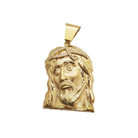 Jesus Head CZ Pendant (14K)