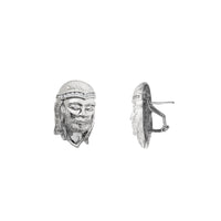 Warrior Jesus Diamond Stud Earrings (14K)