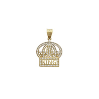 Iced-Out King Crowd Pendant (10K)