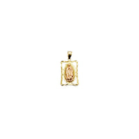 Square Frame Guadalupe Pendant (14K)