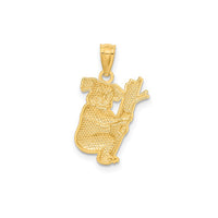 Textured Koala Pendant (14K)