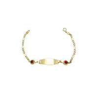 Ladybug Figaro Baby ID Bracelet (14K).