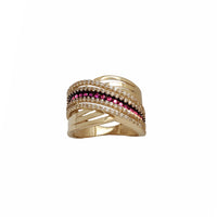 Red Zirconia Lady Ring (14K).